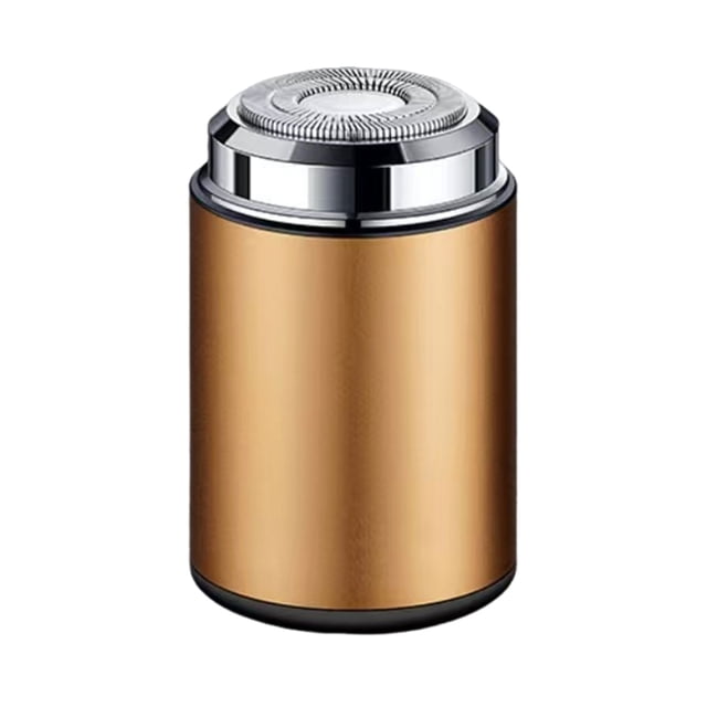QualitChoice Mini Portable Electric Shaver Wireless Charging Safe For Skin Safe To Mens Electric Shaving Tool gold