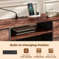 thumbnail image 4 of HOMCOM TV Stand for TVs up to 70 Inch, Industrial Entertainment Center, 4 of 10