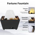 thumbnail image 4 of CHUANK 20004744701to Plastic Tabletop Water Fountain with LED Light Indoor  Black, 4 of 6