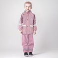 thumbnail image 2 of HBFAGFB Ensembles Garçon Enfants Extérieur Imperméable et Pantalon Décontracté à Ourlet Ajustable à Cordon Rose Taille 110, 2 of 4