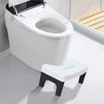 thumbnail image 3 of ZZkhGO Ergonomic Toilet Footstool for Squatting, 6.7 Inch Bathroom Step Stool, Non-Slip Potty Riser for Constipation Relief Hemorrhoid Care, 3 of 5
