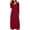 Red, variant on Enjoytime Fall Dresses for Women Solid Color Crewneck Loose Long Dress Long Sleeve Trendy Winter Casual Dress Black L