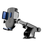 Windshield Mount Cell Phone Holder Phone Mount for Center Console & Windshield Cell Phone Holder Car Hands Phone Holder Mount for Smartphone Cell Phone Automobile Cradles Universal