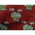 thumbnail image 4 of oneOone Cotton Cambric Fabric Bird & Mushroom Block Print Fabric By Yard 56 Inch Wide, 4 of 4