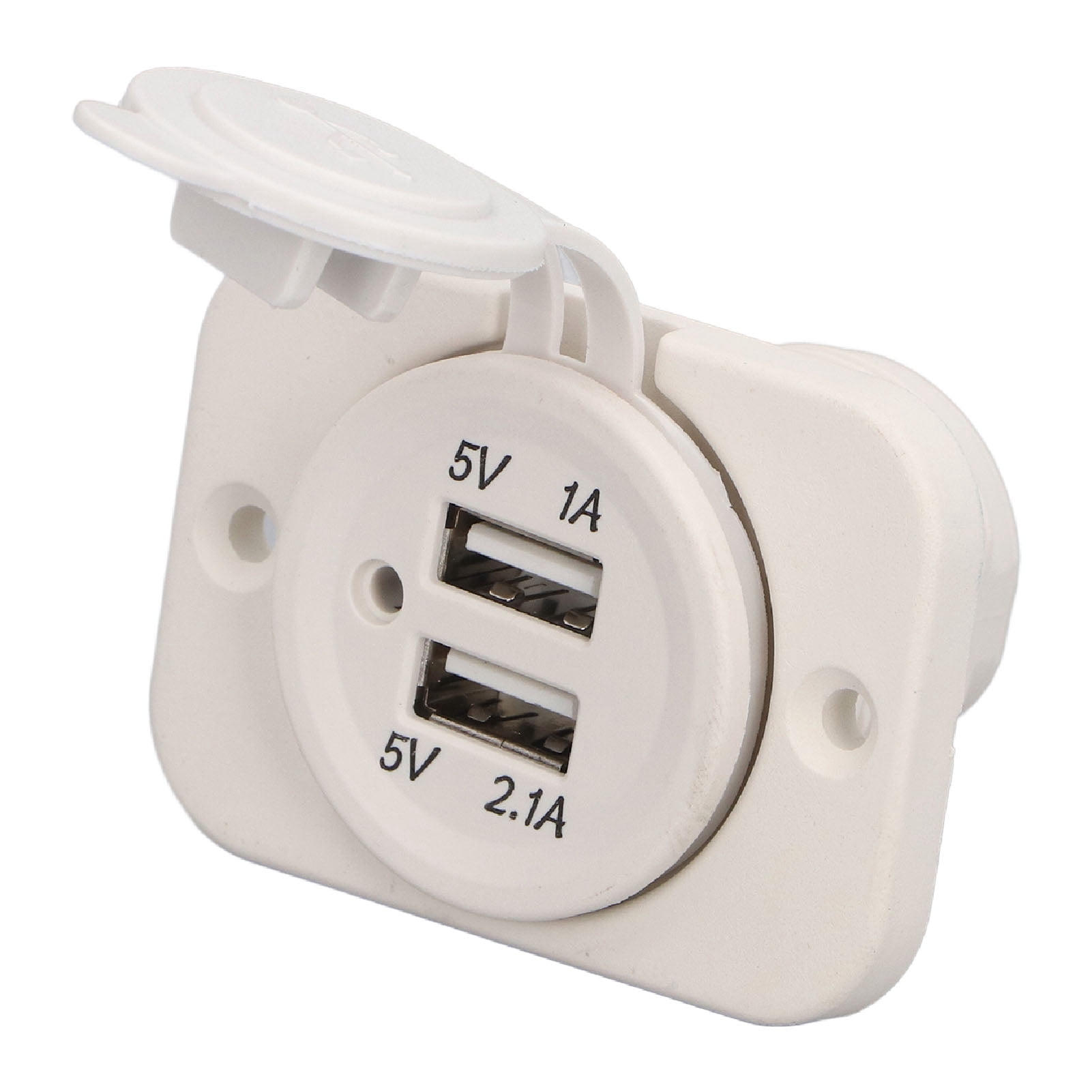 Car Charger Adapter, Waterproof Dual USB Car Charger DC12-24V  for Boats