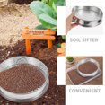 thumbnail image 3 of AURARMLET Round Soil Grading Sieve Stainless Steel Efficient Screening Tool for Garden Work 1Set, 3 of 8