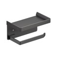 thumbnail image 2 of HHBEAUTY Bathroom Toilet Paper Rack, Toilet Paper Holder with Shelf - Toilet Paper Holder Wall Mount Toilet Roll Holder with Wipes Storage for Bathroom Stainless Steel, Gray, 2 of 6