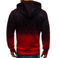 thumbnail image 4 of Qertyioot Hauts pour Hommes Mode Veste Décontractée Extérieur Manches Longues Manteau Chaud, 4 of 5