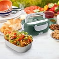 thumbnail image 4 of Portable Lunch Warmer for Outdoor Travel Insulated Heating Container with Adjustable Temperature Control and Rechargeable Battery for Camping and Hiking, 4 of 5