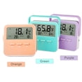 thumbnail image 4 of Orange ABS Digital Thermometer with High/Low Temperature Alarm (-50~70℃), 0.1℃ Resolution, 1m Probe, 10-Second Alarm Duration, Battery-Powered (HT7), 4 of 6