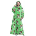 thumbnail image 1 of LUXUR Chemises de Nuit à Capuche pour Femmes, Robe de Nuit, Robe de Sommeil, Magasinage, Imprimé Queen, 1 of 2