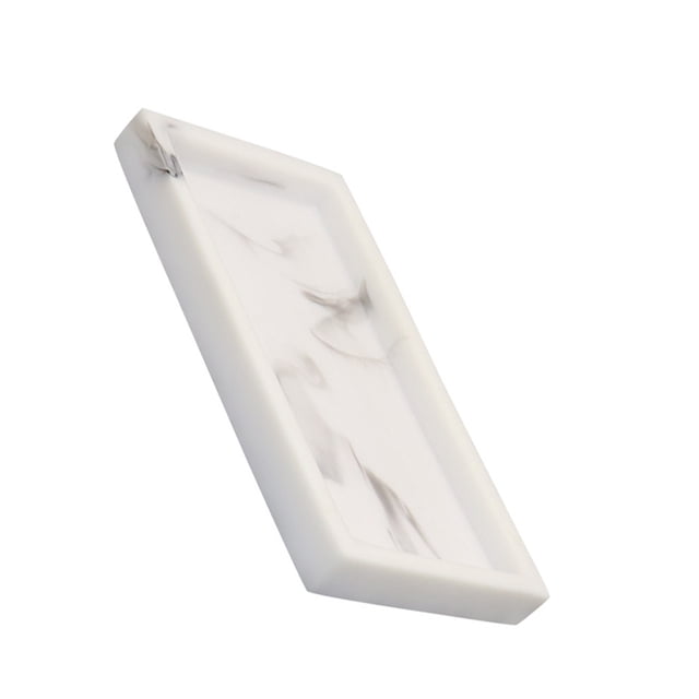 kurtrusly Storage Tray Display Plate Decorative Perfume Jewelry for Bathroom Home