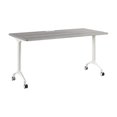 thumbnail image 1 of Scranton & Co Engineered Wood 60-inch Rectangle Modular Conference Table in Gray, 1 of 8