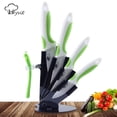 thumbnail image 1 of Ceramic Knives Set with Holder,3" 4" 5" 6" Chef Knife Paring Slicing Kitchen Knife Set with Sheaths and Peeler,Healthy Stain Resistant Non-Rust,with Soft-Grip Handle, 1 of 7