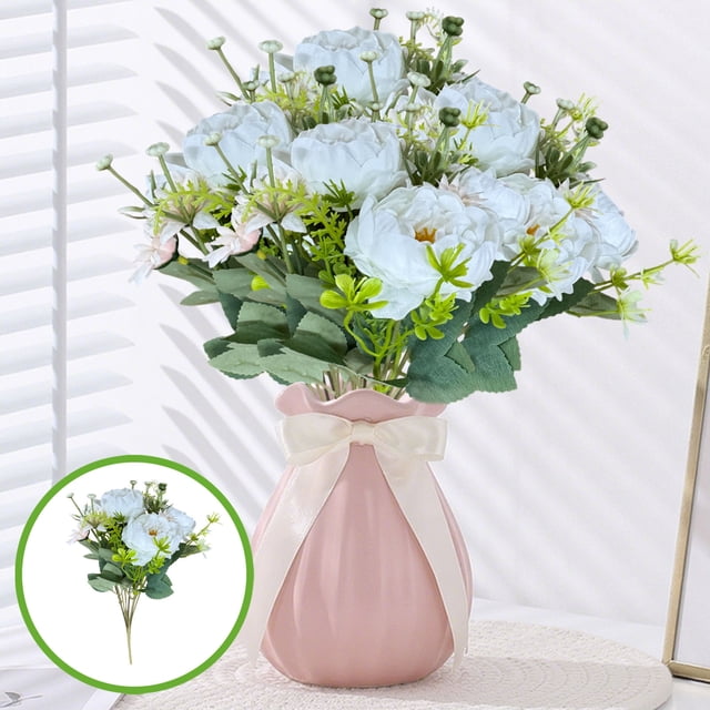 Fridja Home Decor Clearance Artificial Simulation Bouquet Artificial Flowers Fake Flowers Decoration
