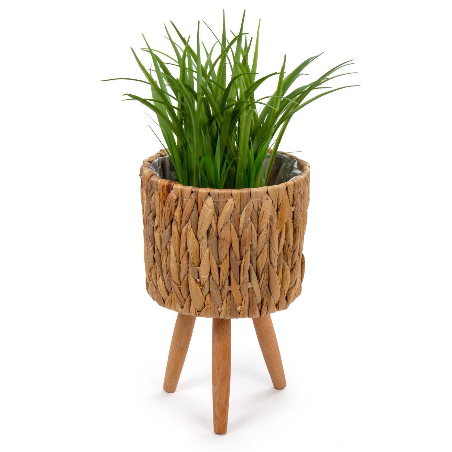 Truu Design Ensemble de jardinière décorative à jacinthe avec pieds en bois