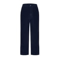 thumbnail image 4 of Dagugfen Work Pants for Men Button Business Casual Slim Fitting Thermal Officewear Pants Fall Clothes, 4 of 6