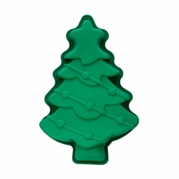 MVRLSH Popsicles Molds Christmas Tree Santa Snowman Silicone Silicone Baking Set For Christmas New Year Candy Cake Christmas Silicone Snow Christmas Cookie Candy