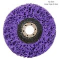 thumbnail image 4 of Sanding Wheel Paint Rust Removal Grinding Disc Stainless paint removal disc rust Steel Polishing Wheel, Purple, 125mm, 22mm Inner Hole, 4 of 6