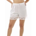 thumbnail image 1 of Underworks Women's Lace Trimmed Slip, 4-inch Inseam, 1 of 5