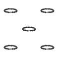 thumbnail image 1 of Redempat Fashionable And Comfortable To Wear Unisex Beaded Bracelets For Everyday Chic volcanic stone 5Set, 1 of 6