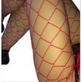 thumbnail image 2 of Women High Waist Tight Sparkle Rhinestone Fishnet Stockings Pantyhose, 2 of 5