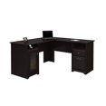 thumbnail image 1 of Scranton & Co en Bois 60" L en Forme de Bureau d'Ordinateur en Chocolat, 1 of 7