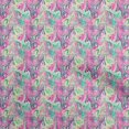 thumbnail image 1 of oneOone Velvet Pink Fabric Texture Leaf Sewing Craft Projects Fabric Prints By Yard 58 Inch Wide, 1 of 4