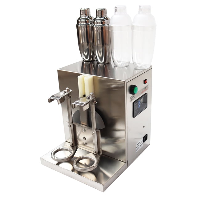 Auto Bubble Boba Milk Tea Shaker Shaking Machine Electric Cocktail Shaker Double-cup