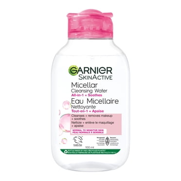 Garnier Micellar Water Cleanser & Makeup Remover, Travel Size, 100 ml