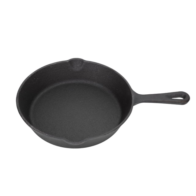 Even Heat Spread Cast Iron Skillet Easy Cooking Pan for Grill Oven Broiler