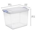 thumbnail image 3 of Sterilite Boîte Snap 26L - Bleu, 3 of 3