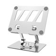 thumbnail image 2 of Chmadoxn Carbon Steel Tablet Stand All Directional Rotation Infinite Angle Adjustment High Load Bearing Capacity Hollow Heat Dissipation Backplate Slip Proof Soft Rubber Tablet stand, 2 of 6