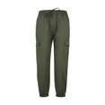 thumbnail image 2 of Faithtur Men? s Trousers, Solid Color High Waist Pants with Multiple Pockets, 2 of 10