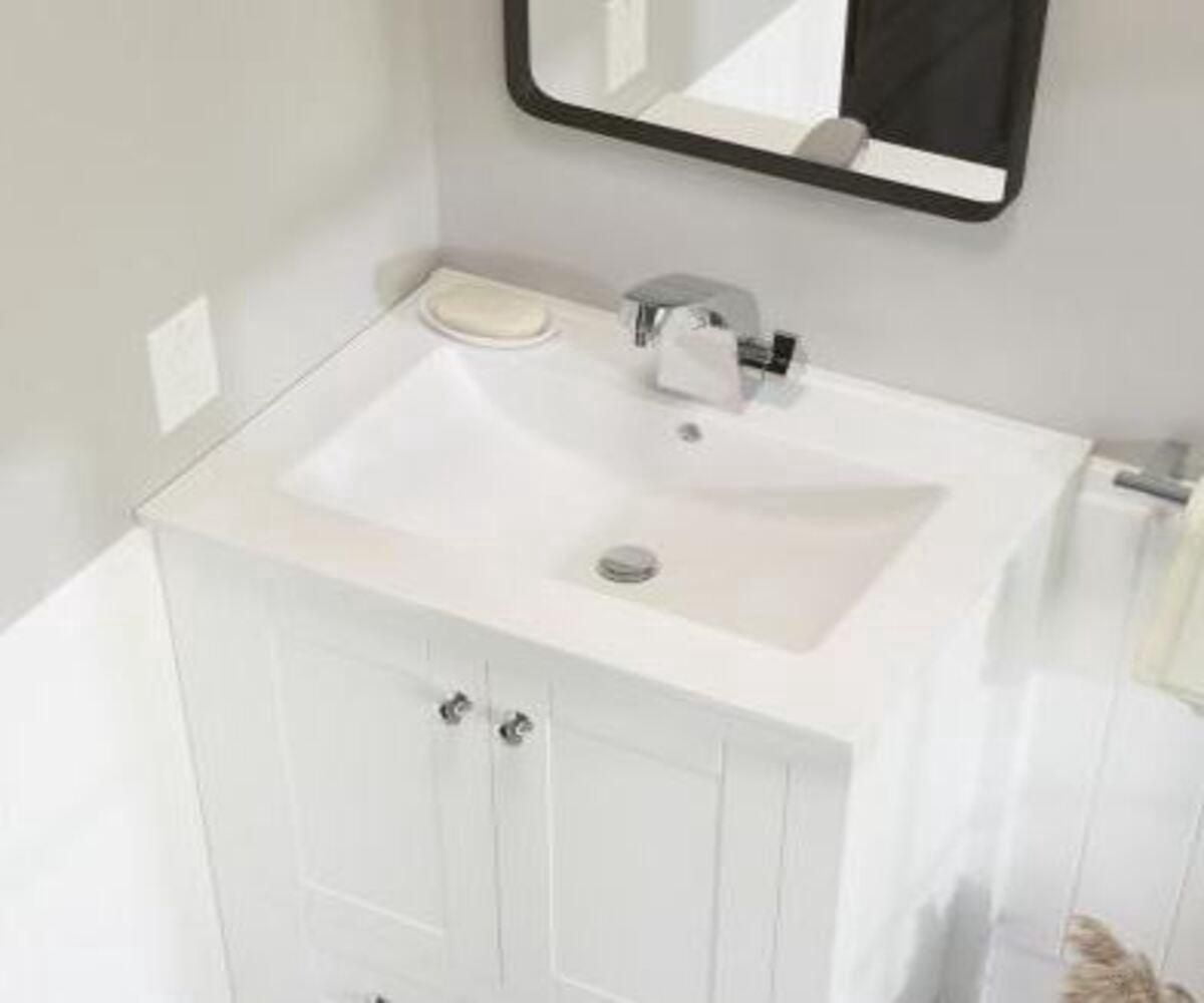 DROP Bath and Kitchen DR091414 Bathroom Vanity Top Set