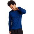 thumbnail image 1 of Hanes Mens Sport FreshIQ Cool DRI Long Sleeve Tee 2-Pack, L, Deep Royal, 1 of 1