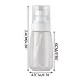 thumbnail image 3 of TUWABEII Small Spray Bottle with Fine Mist, Travel Spray Bottles for Hair and Face, Refillable Spray Bottles for Cleaning Solutions, Perfume, Liquid Cosmetics, Essential Oils, 3 of 6