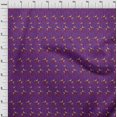 thumbnail image 3 of oneOone Silk Tabby Fabric Leaves & Floral Block Print Fabric By Yard 42 Inch Wide, 3 of 4