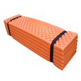 thumbnail image 2 of Ultralight Foam Camping Mat Folding Beach Sleeping Pad Waterproof Mattress Orange, 2 of 7