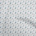 thumbnail image 1 of oneOone Rayon White Fabric Floral Sewing Material Print Fabric By The Yard 56 Inch Wide, 1 of 4
