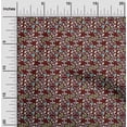 thumbnail image 1 of oneOone Viscose Chiffon Fabric Leaves & Floral Block Print Fabric BTY 42 Inch Wide, 1 of 4