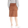 thumbnail image 4 of Chaps Jupe Droite Factice pour Femme Grande Taille, Suède Moka, 16W, 4 of 4