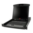 thumbnail image 1 of Schneider Electric IT USA Rack LCD Console avec Commutateur Analogique KVM à 8 Ports, 1 of 1