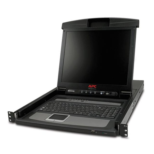 Schneider Electric IT USA Rack LCD Console avec Commutateur Analogique KVM à 8 Ports