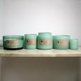 thumbnail image 5 of Hometrends 12oz Morning Rain Scented 2-Wick Frosted Jar Candle, 5 of 5