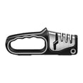 thumbnail image 2 of Yhmxh Kitchen Gadgets Kitchen Utensils Home and Kitchen Knife Sharpener Manual Knife Sharpener with 3 Ceramic Stone Tungsten Carbide Discs Diamond Sharpening Stones A sharpener, 2 of 4