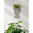 thumbnail image 3 of Woman Head Wall Planter, 3 of 4