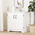 thumbnail image 1 of South Shore Farnel 2-Door Storage Cabinet, in Pure White, 1 of 15