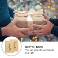 thumbnail image 4 of FONDOTIN 2Pcs Portable Sketch Book Assorted Color for Outdoor Drawing and Painting Activities, 4 of 7
