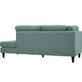thumbnail image 4 of Modway Empress Upholstered Polyester Fabric Right Facing Chaise in Laguna, 4 of 5